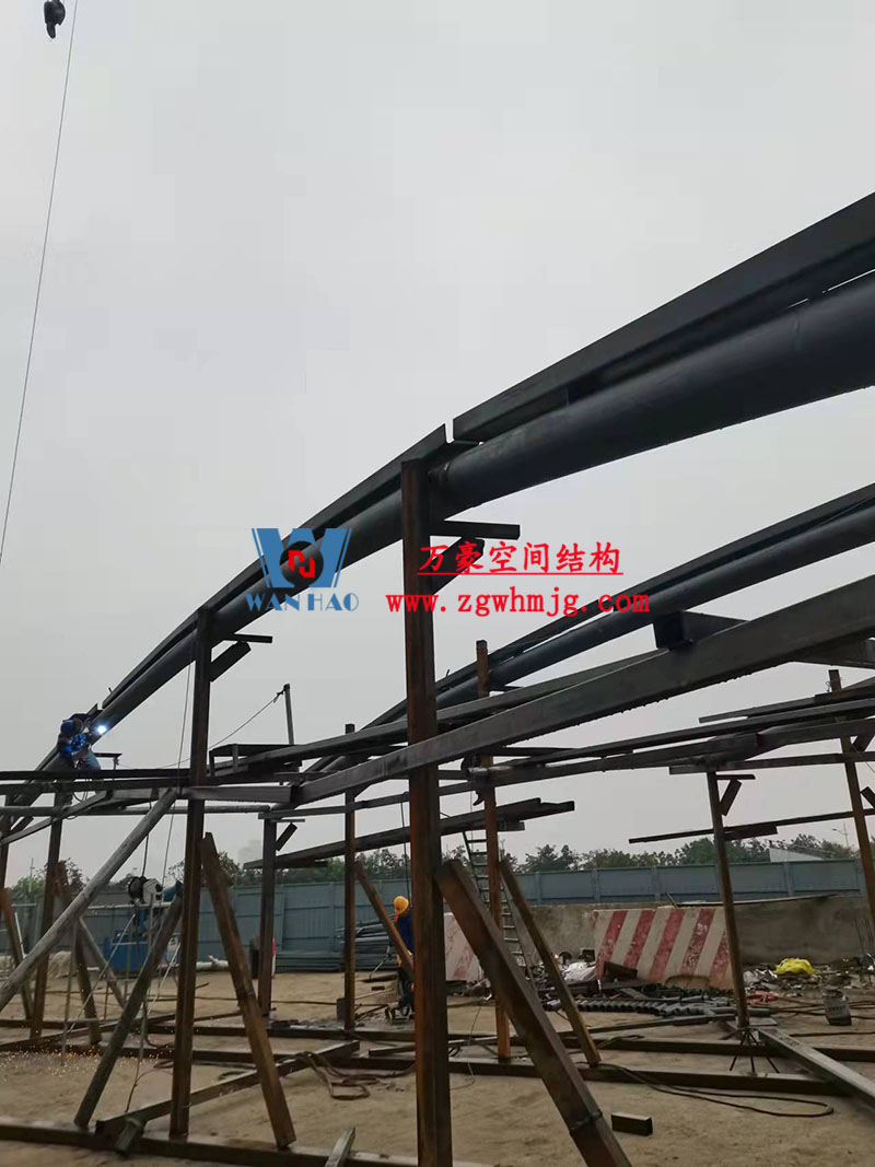 2023年亞洲杯主辦場地重慶龍興足球場異型鋼結構項目