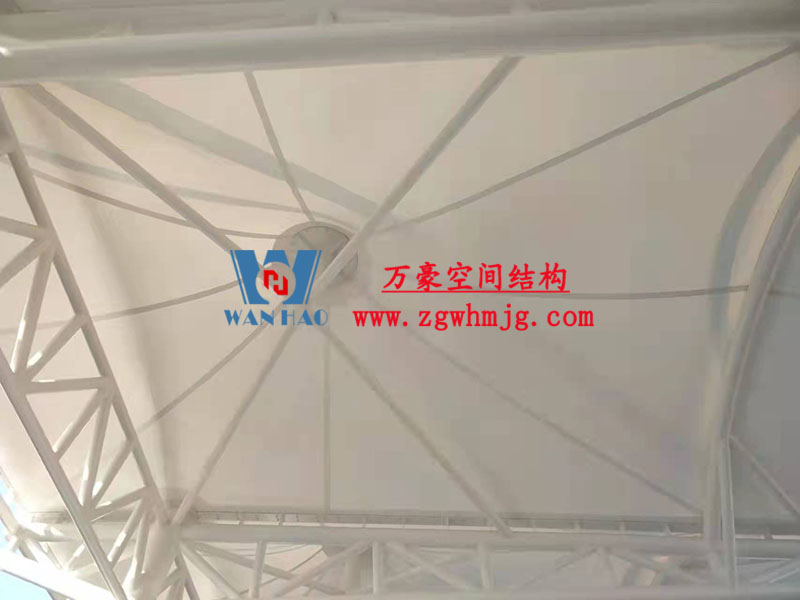 張家港市新建九年一貫制學校膜結構工程完工 張家港市新建九年一貫制學校膜結構工程完工