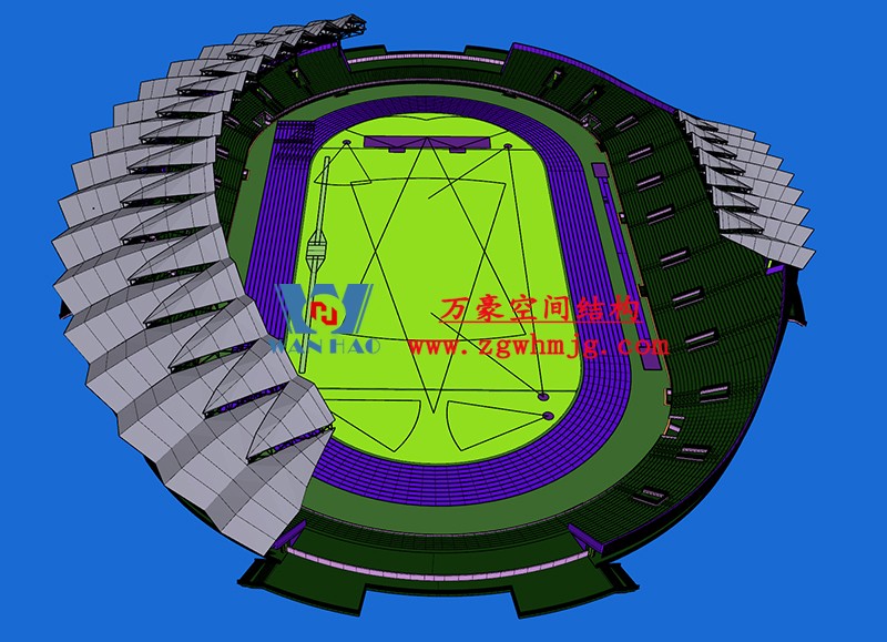 萬豪2022第14標(biāo)-張掖奧體中心建設(shè)項(xiàng)目（EPC）總承包體育場(chǎng)PTFE膜結(jié)構(gòu)專業(yè)分包工程