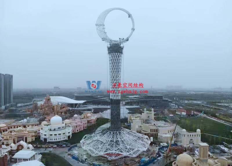 I TOWER-芭蕾舞者裙擺提升安裝階段完美收官！