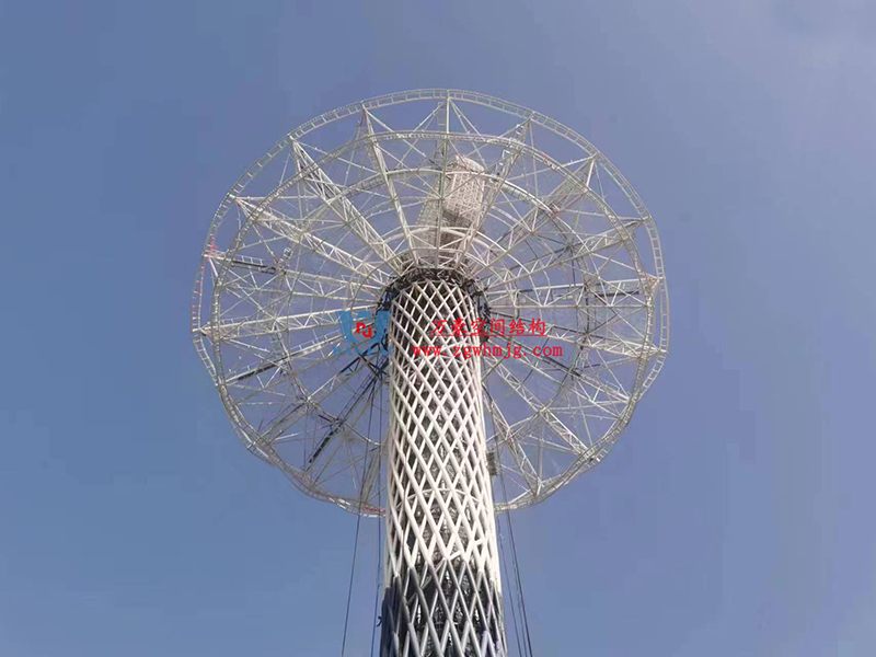 I TOWER-芭蕾舞者裙擺提升安裝階段完美收官！
