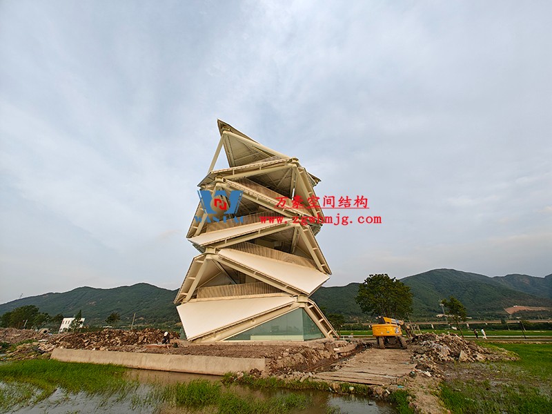 數(shù)智農(nóng)業(yè)產(chǎn)業(yè)園先行啟動區(qū)塊項目設計施工總承包-瞭望塔膜結(jié)構(gòu)工程
