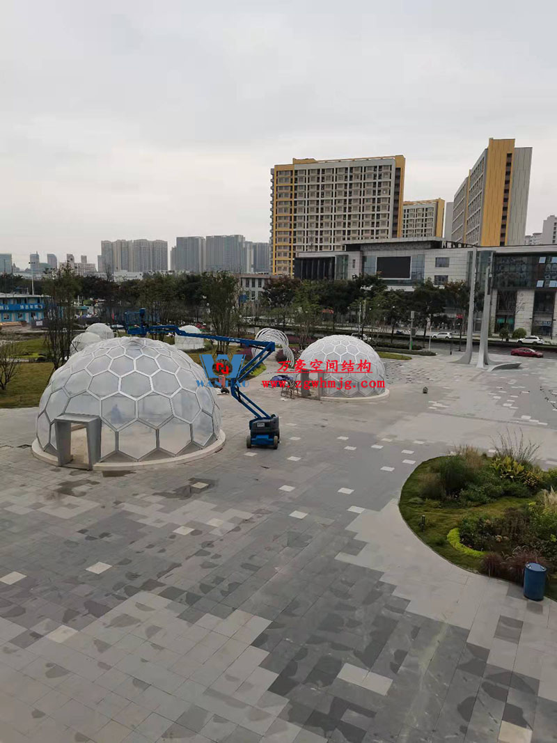 無線創智城市功能空間業態優化五星集市etfe膜結構工程