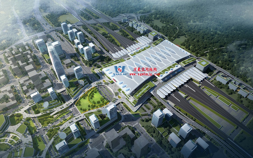 重慶東站站房正在加速建設(shè)，全力繪就項目新篇章